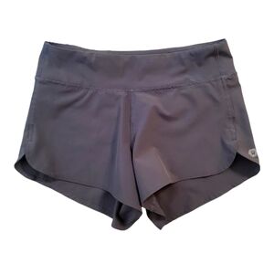 Wodlife Women's Gray Hotty Hot‎ Lined Workout Crossfit Shorts Small